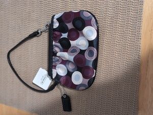 Coach Multicolor Wristlet with Keychain